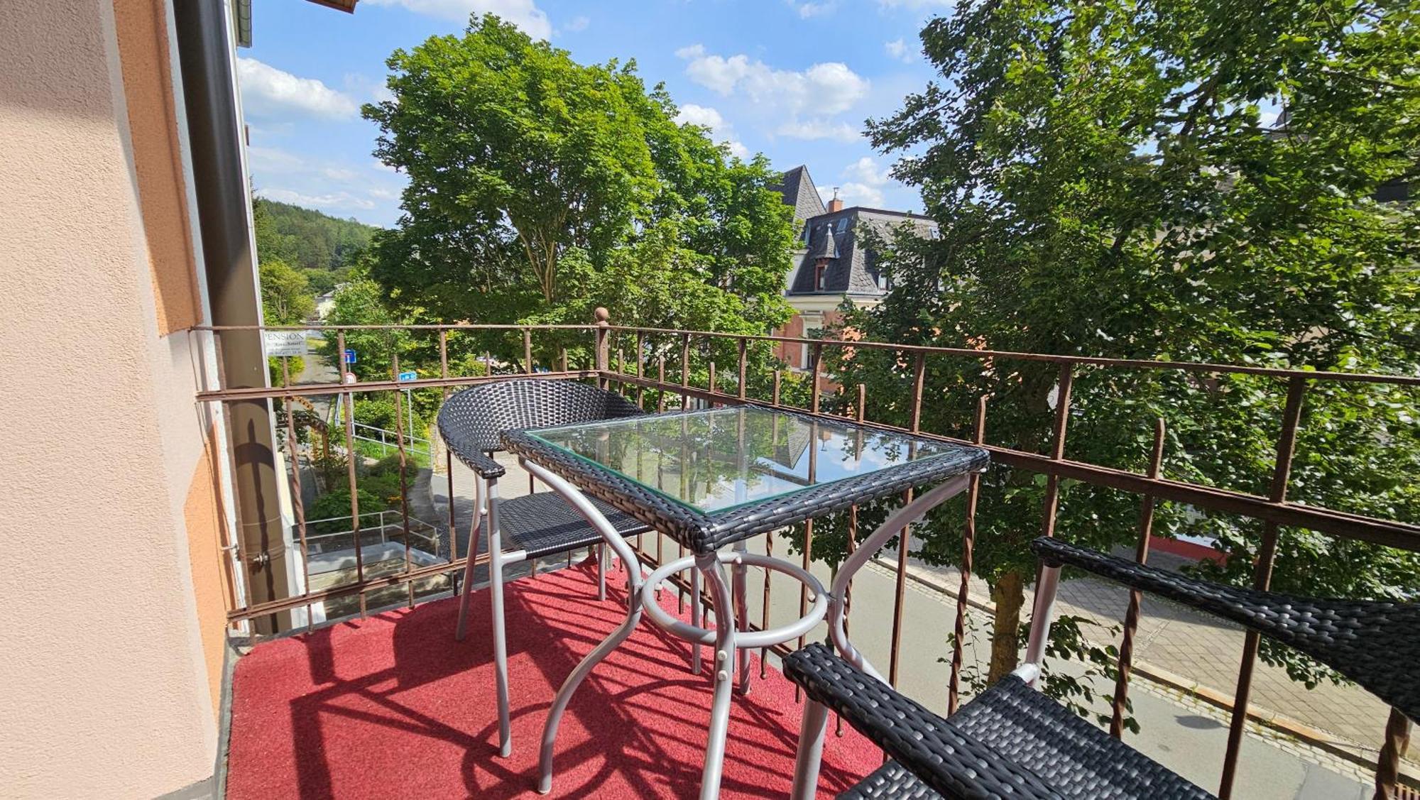 Pension Weisse Rose, Parkplatz, Fruehstueck, Wlan, Zentral Bad Elster Exteriör bild