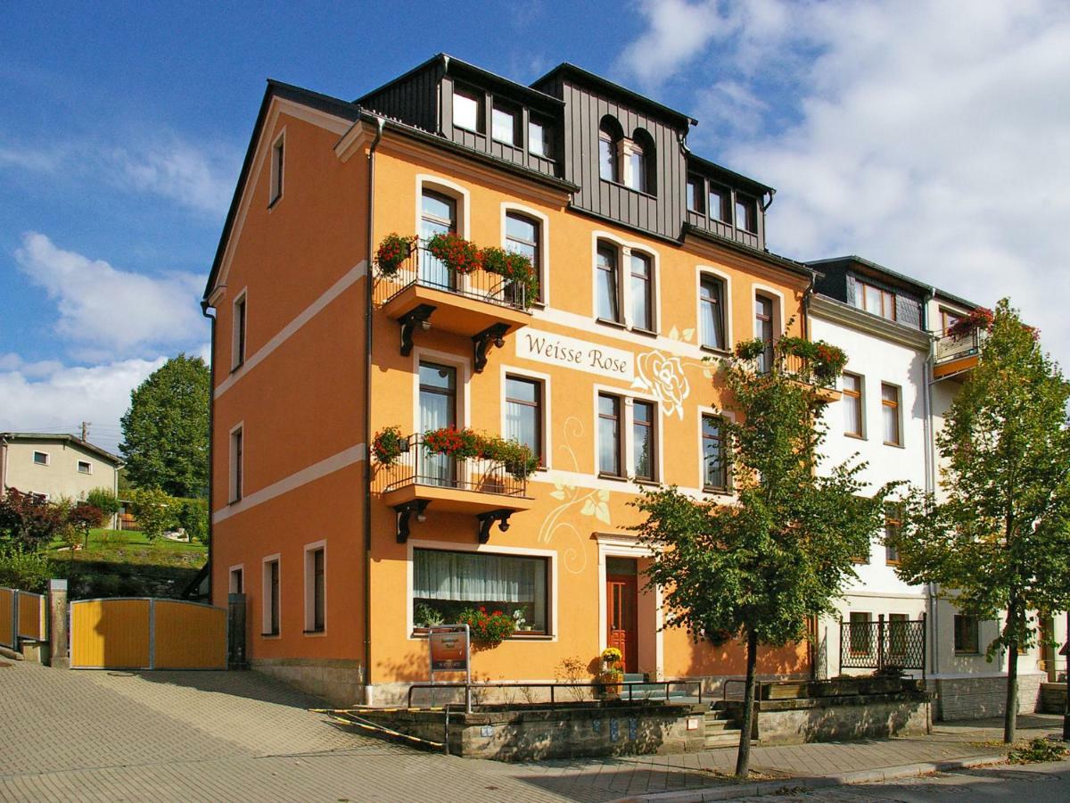 Pension Weisse Rose, Parkplatz, Fruehstueck, Wlan, Zentral Bad Elster Exteriör bild